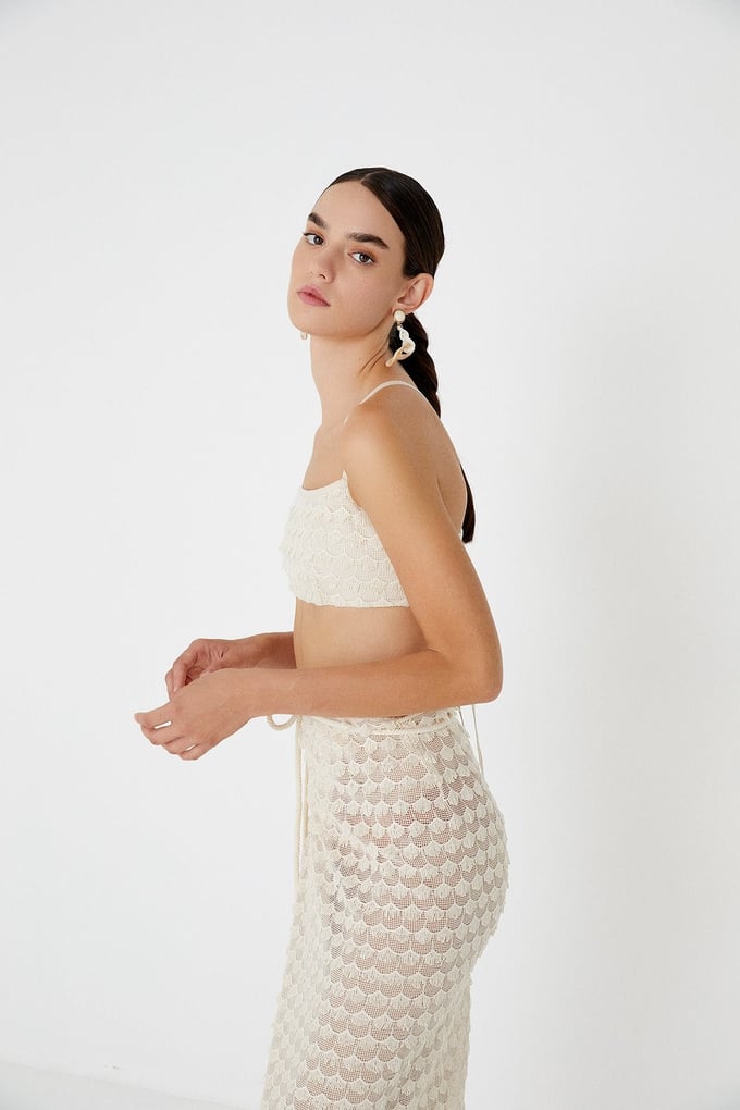 Textured Crop Top