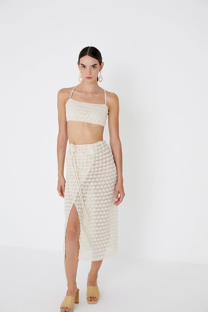 Textured Crop Top