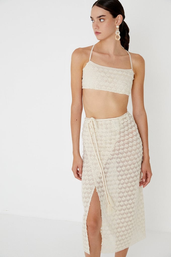 Textured Crop Top
