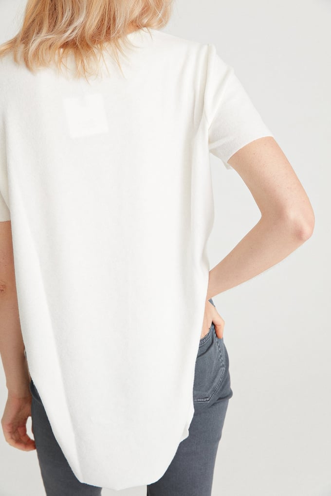 Dökümlü Basic T-Shirt