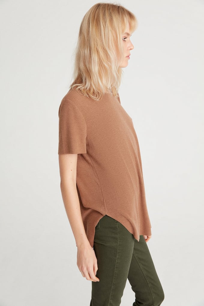 Dökümlü Basic T-Shirt