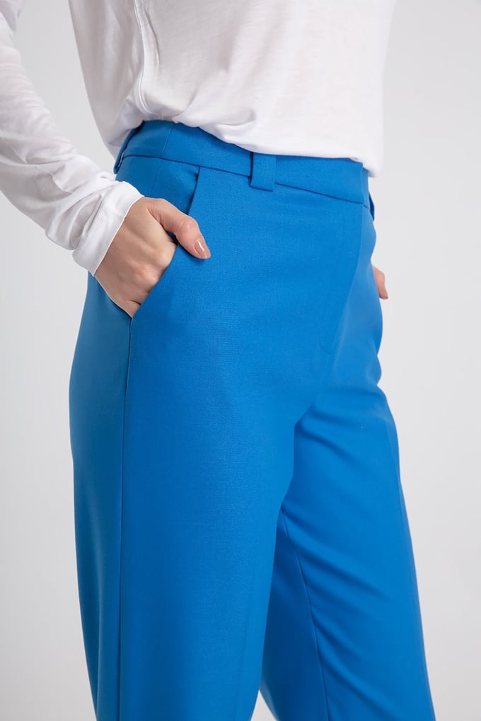 Duble Paça Pantolon Mavı