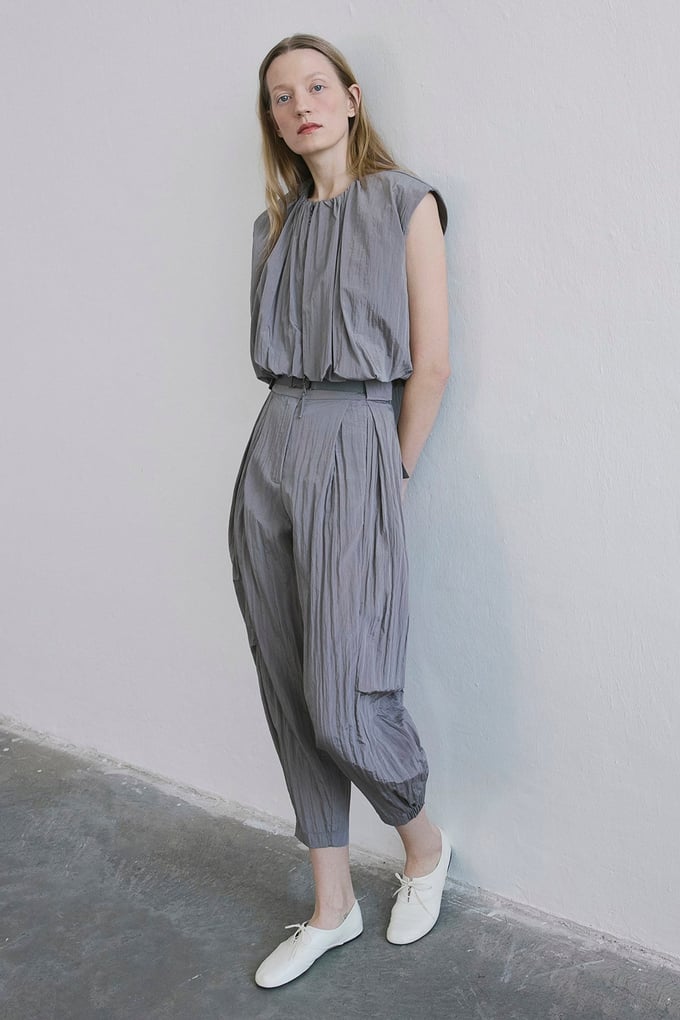 Zippered Drop Shoulder Mink Vest