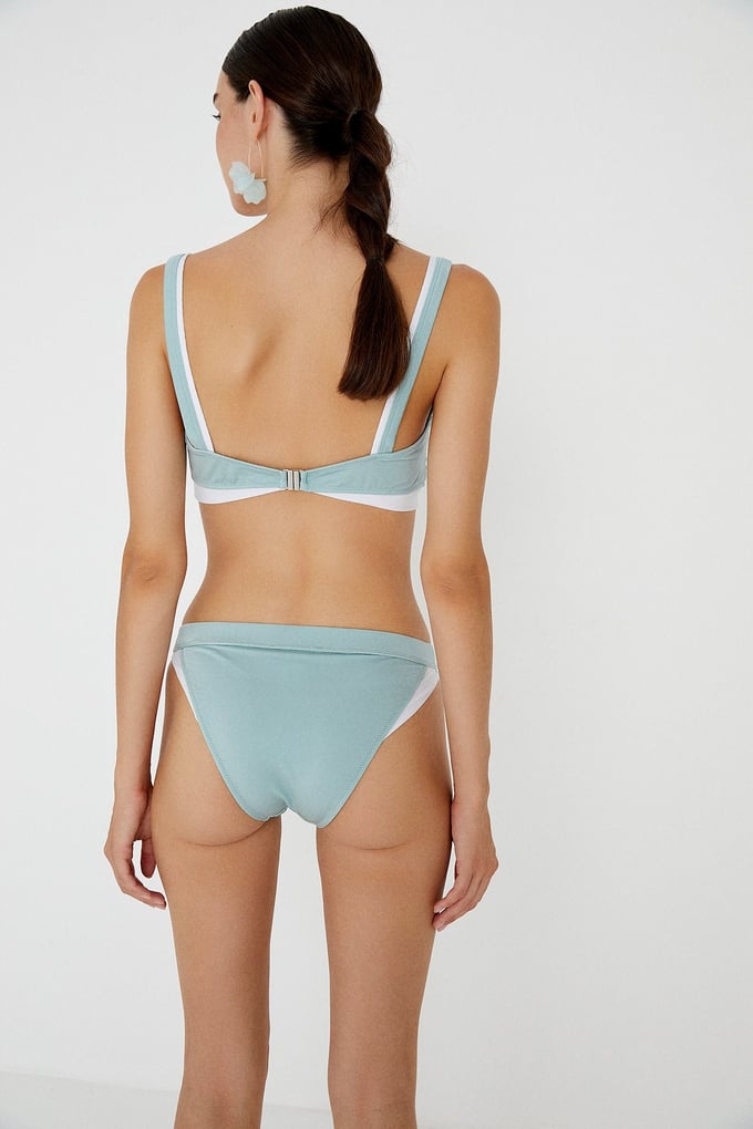İki Renkli Mint Bikini Altı