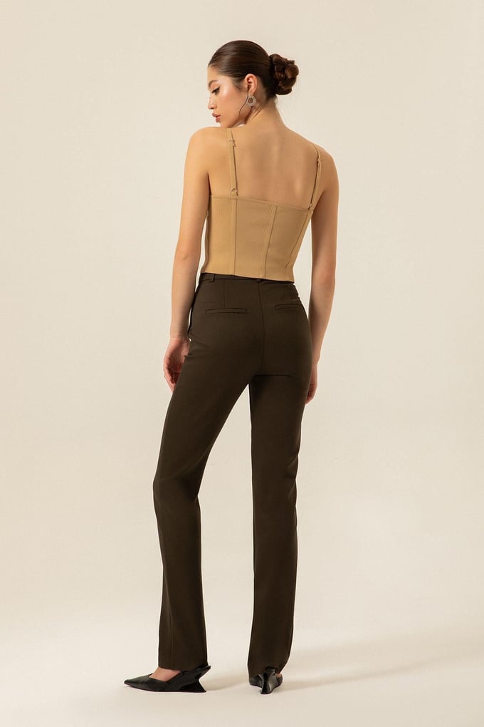 Thins Strapped Knit Bustier