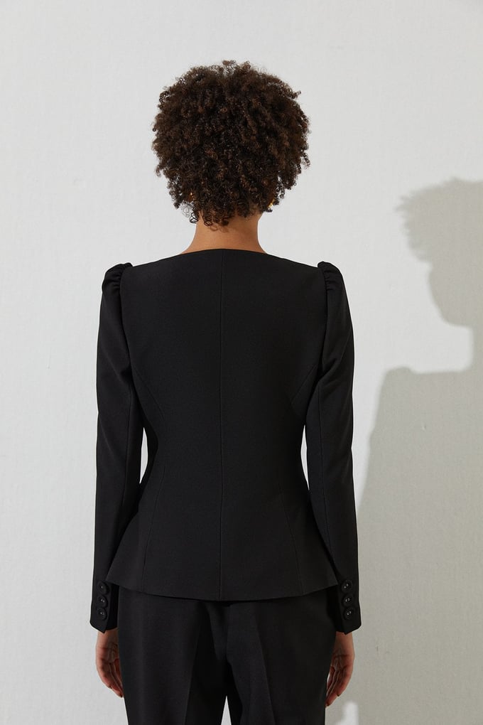 Karpuz Kol Blazer Ceket