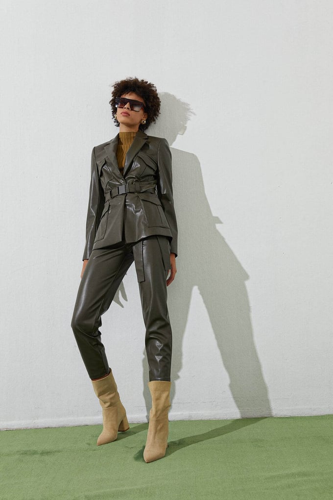 Belt Leather Jacket
