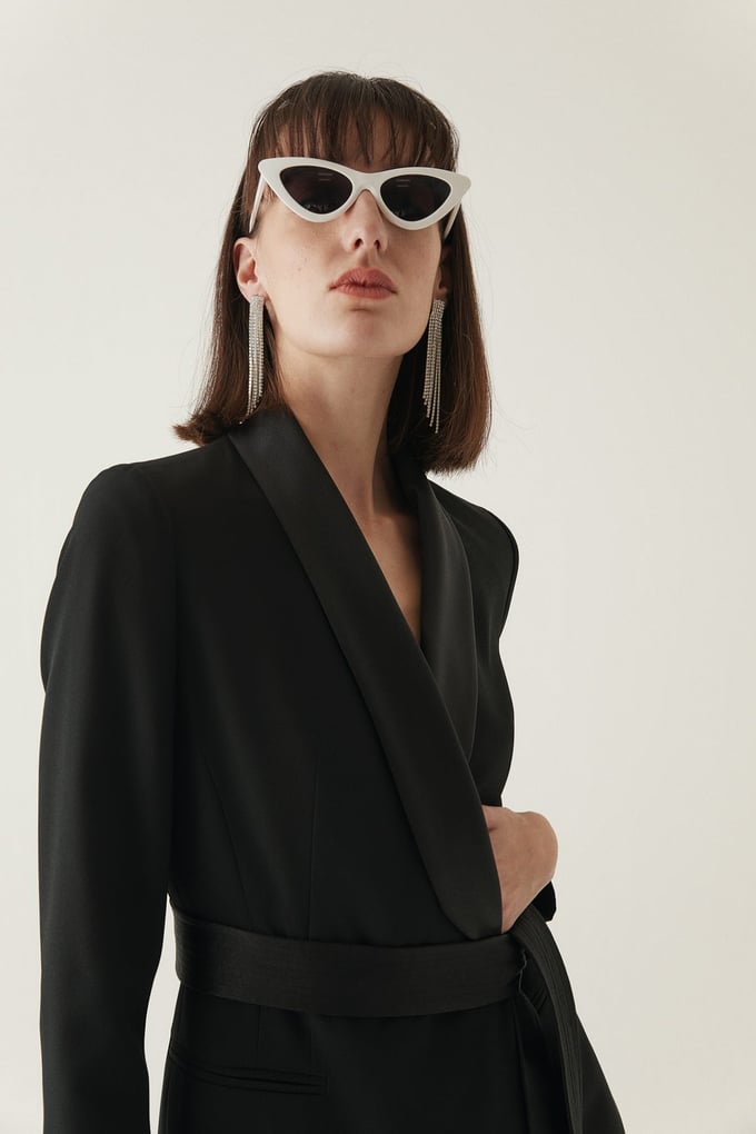Blazer Dress With Belt