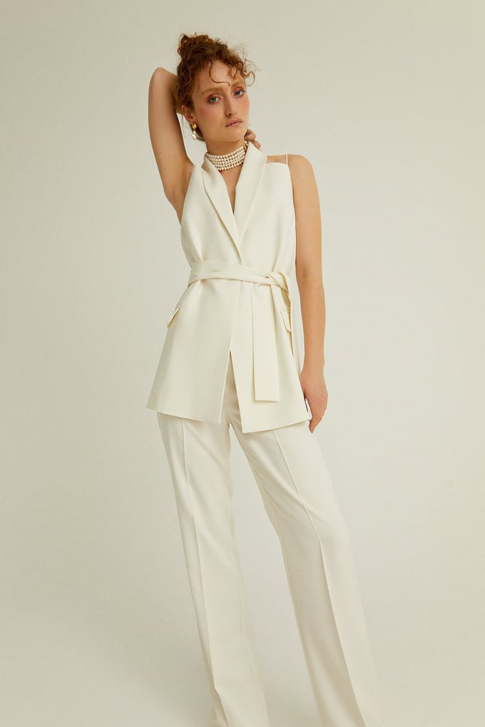 Wrap Waistcoat With Belt