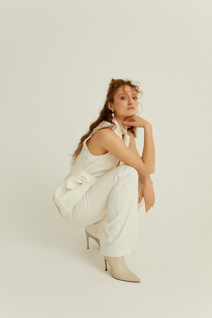 Wrap Waistcoat With Belt