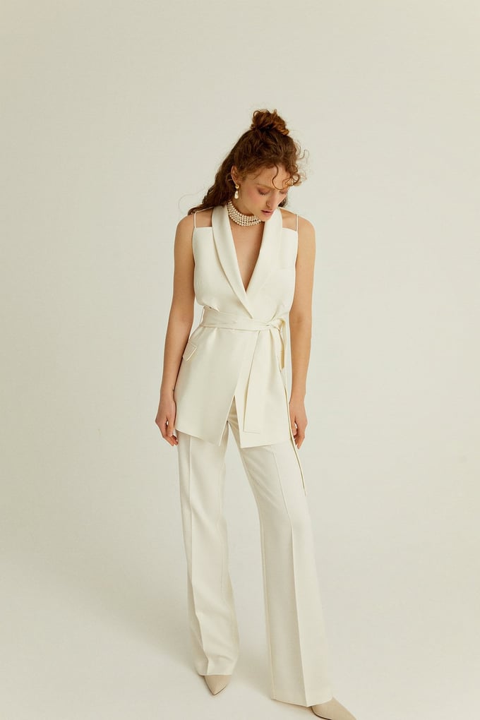 Wrap Waistcoat With Belt