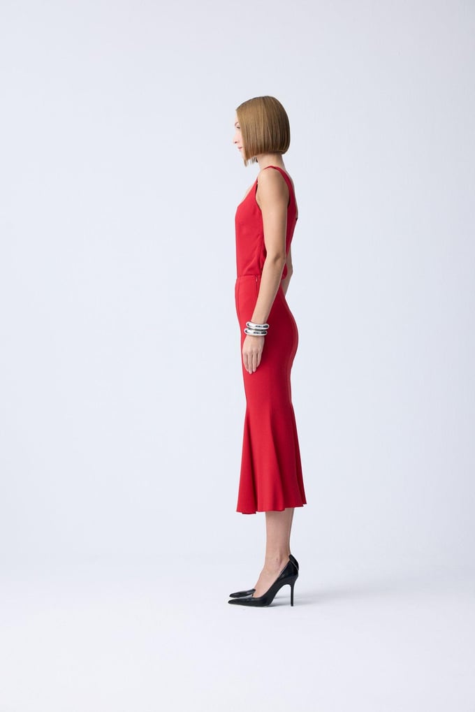 knee length dresses for ladies Destiny Midi Dress