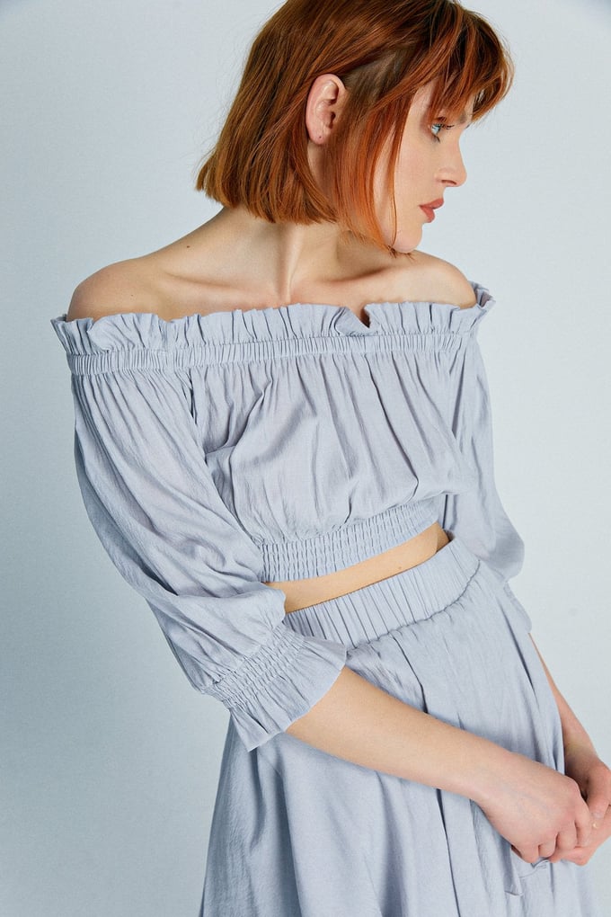 Off-Shoulder Elasticated Blouse