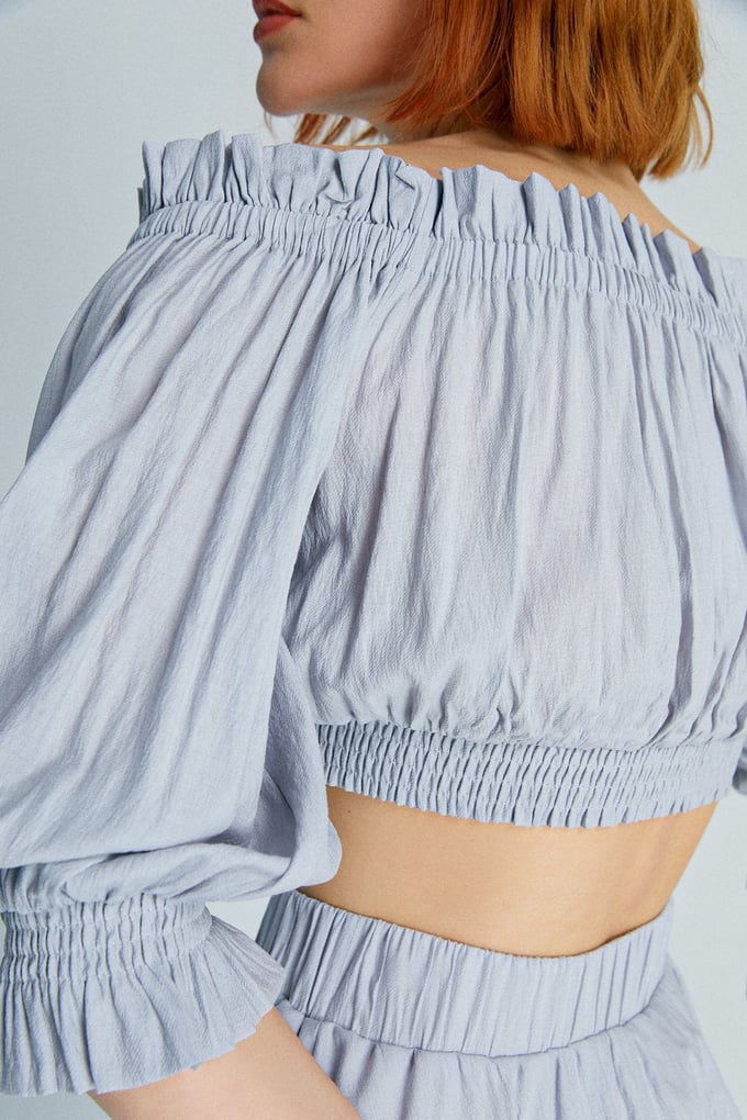 Off-Shoulder Elasticated Blouse