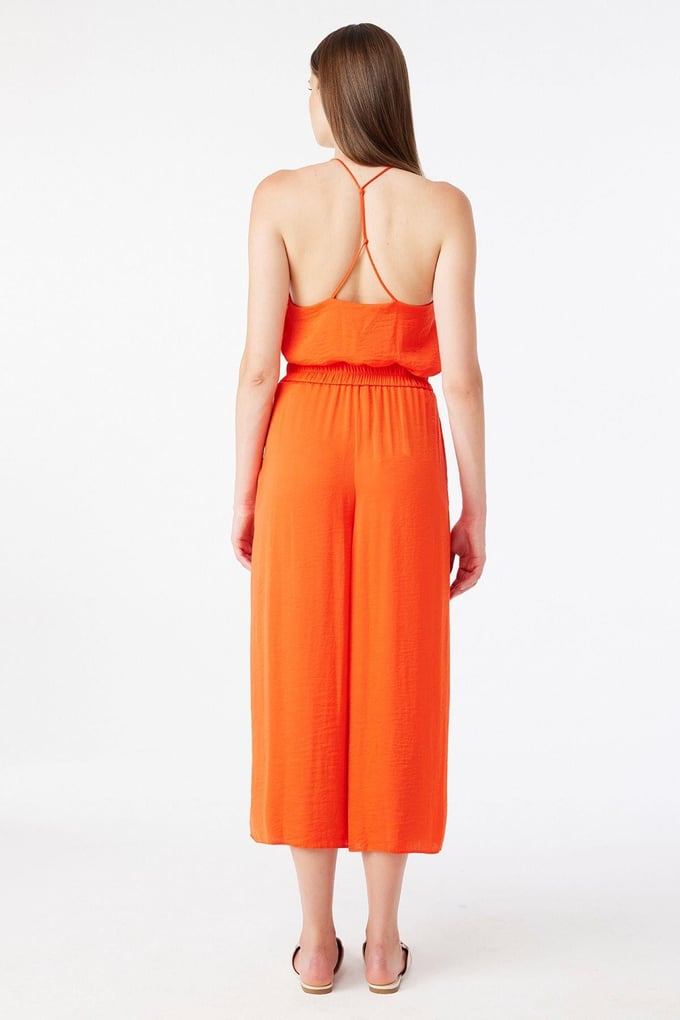 Relaxed Fit Cropped Poppy Trousers