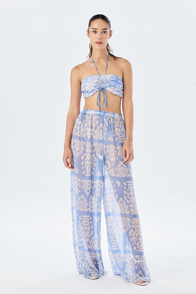 Comfortable Form Comfortable Form Blue Pareo Trousers