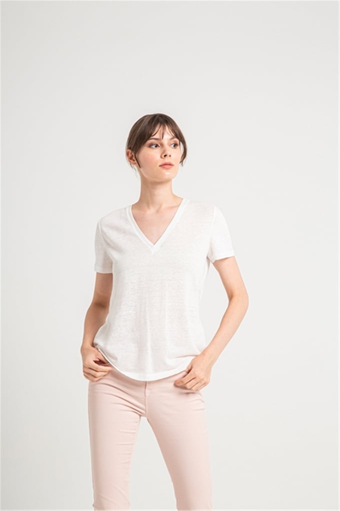 Sırt Dekolteli T-Shirt