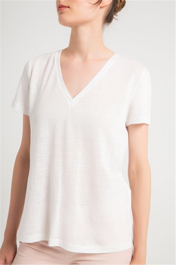 Sırt Dekolteli T-Shirt