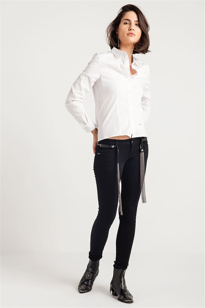 FRACOMINA BEYONCE BLACK RENK SUPER SLIM PANT