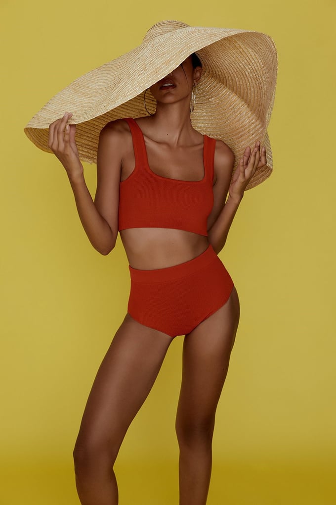 Triko Narçiçeği Crop Top