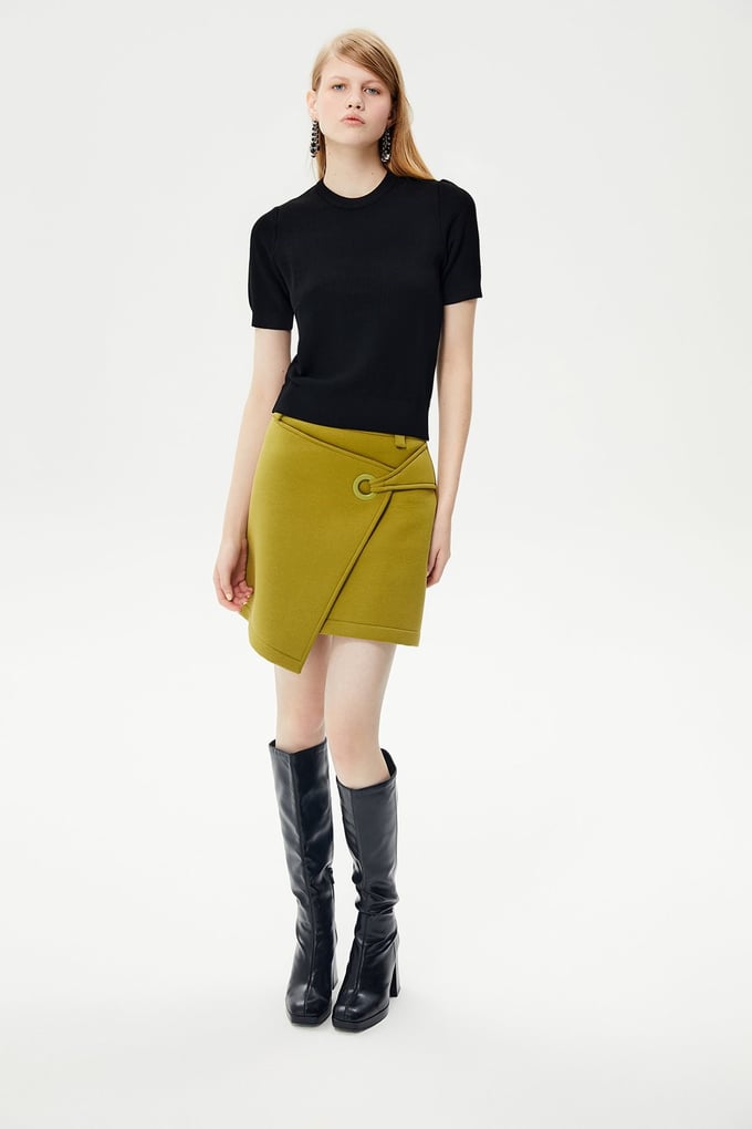 Black Knit T-Shirt