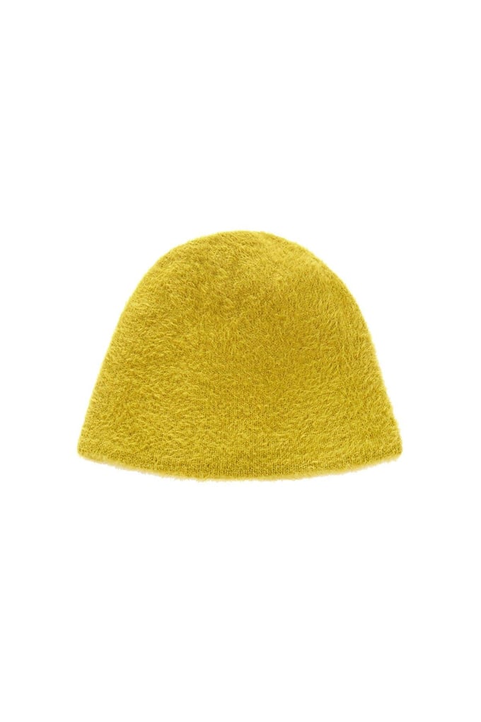 Furry Green Beanie