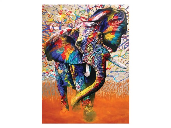 Afrika Renkleri  - 1000 Parça Puzzle - 1054