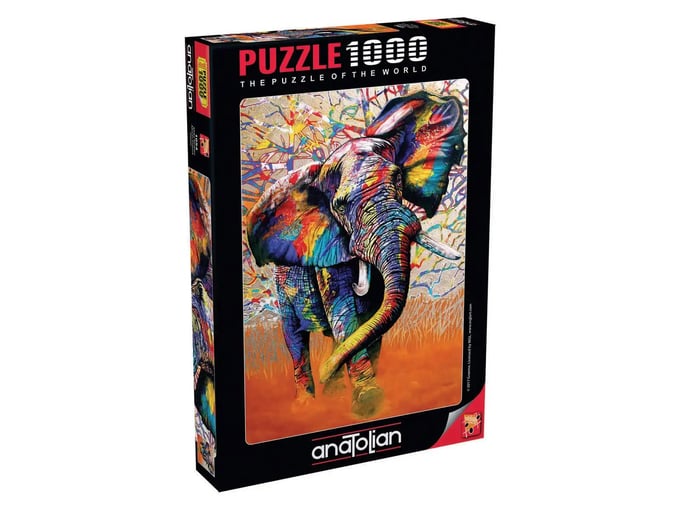 Afrika Renkleri  - 1000 Parça Puzzle - 1054