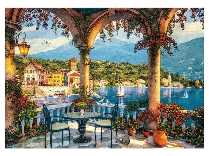 Akdeniz Akşamı  - 3000 Parça Puzzle - 4926