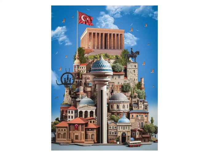 Ankara - 1000 Parça Puzzle - 1207