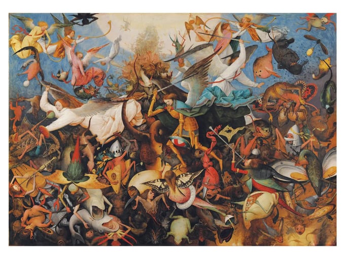 Asi Meleklerin Düşüşü  - 3000 Parça Puzzle - 4931