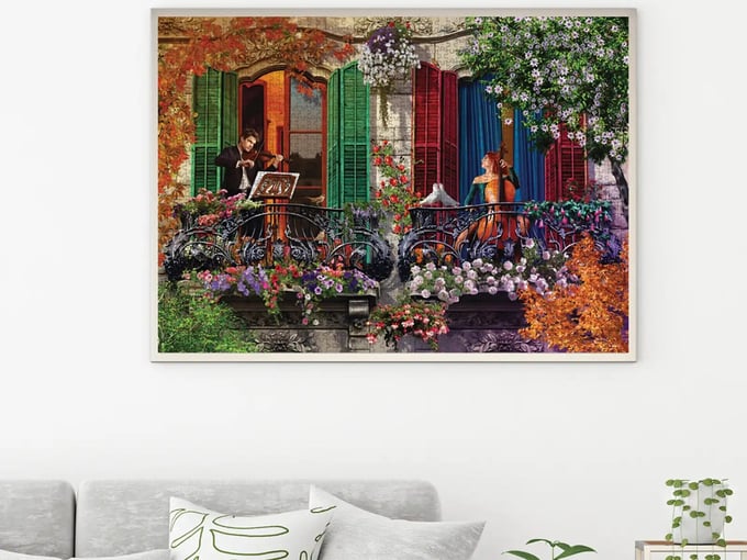 Aşk ve Düet  - 1500 Parça Puzzle - 4573