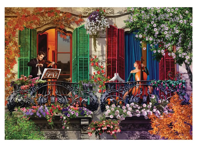 Aşk ve Düet  - 1500 Parça Puzzle - 4573