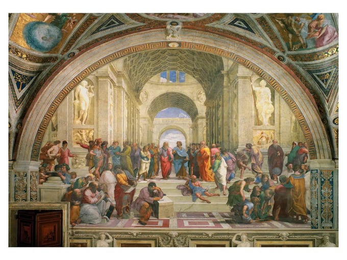 Atina Okulu - 3000 Parça Puzzle - 4933