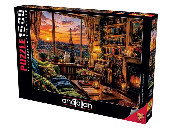 Bir Fincan Paris - 1500 Parça Puzzle - 4587
