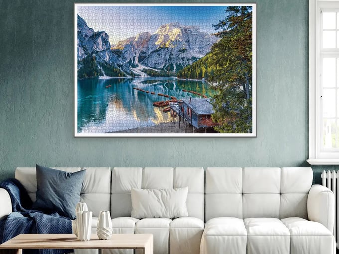 Braies Gölü - 4000 Parça Puzzle - 5205