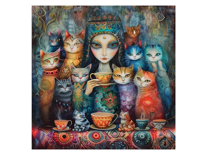 Büyülü Gözler - 1000 Parça Puzzle - 1188