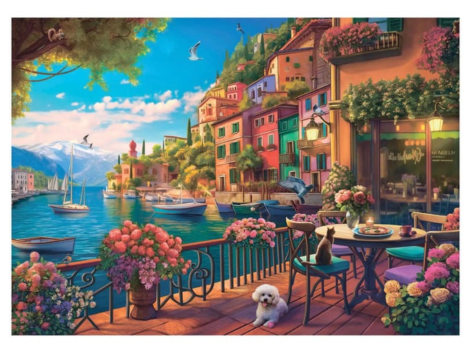 Cafe Como - 700 Parça Puzzle - 2705