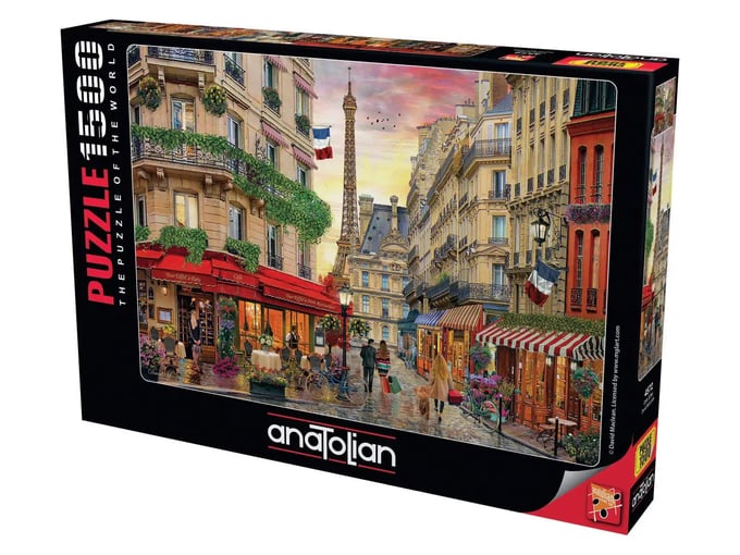 Cafe Eiffel  - 1500 Parça Puzzle - 4572