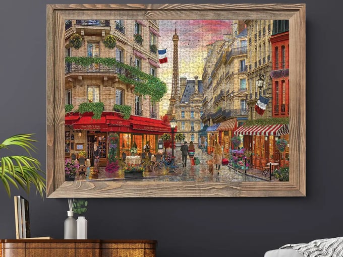Cafe Eiffel  - 1500 Parça Puzzle - 4572