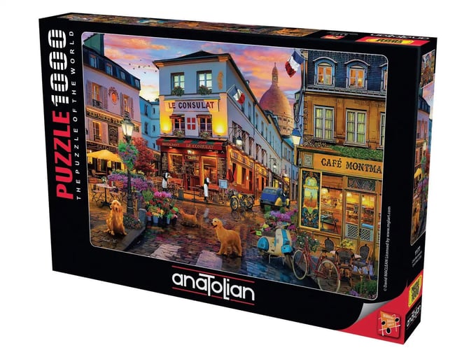 Cafe Montmartre - 1000 Parça Puzzle - 1177