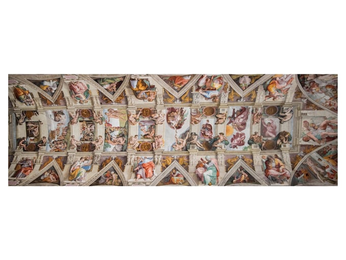 Capilla Sixtina - 1000 Parça Puzzle - 1195