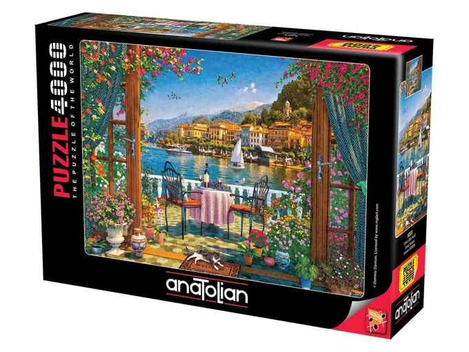 Como Gölü Keyfi  - 4000 Parça Puzzle - 5203
