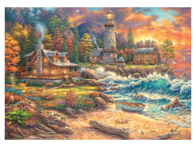 Deniz Feneri - 3000 Parça Puzzle - 4934