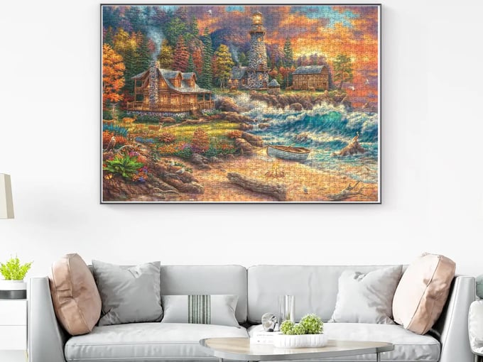 Deniz Feneri - 3000 Parça Puzzle - 4934