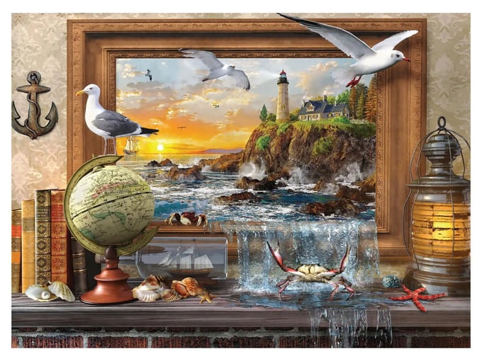 Denize Ait  - 1000 Parça Puzzle - 1025