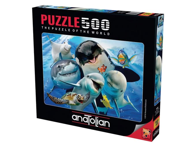 Derinlerde Selfie  - 500 Parça Puzzle - 3585
