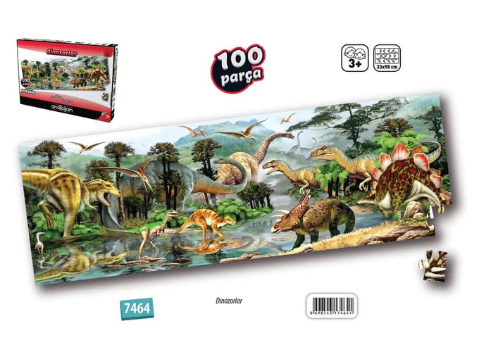 DİNAZORLAR, 100  Parça