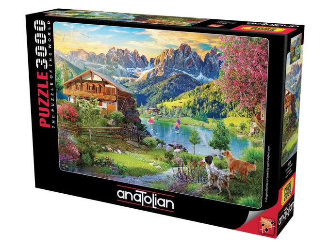 Dolomit Dağları  - 3000 Parça Puzzle - 4928