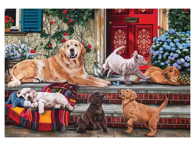 Dost Köpekler  - 260 Parça Puzzle - 3340